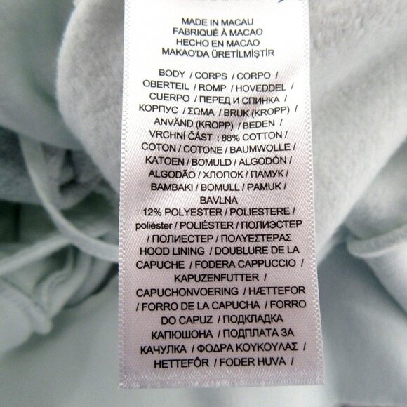 Polo Ralph Lauren Rugby Graphic Fleece Hoodie Mens Size Large Glacier NEW $248 - Picture 14 of 16